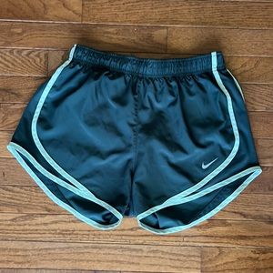 Gray Green Nike Athletic Shorts